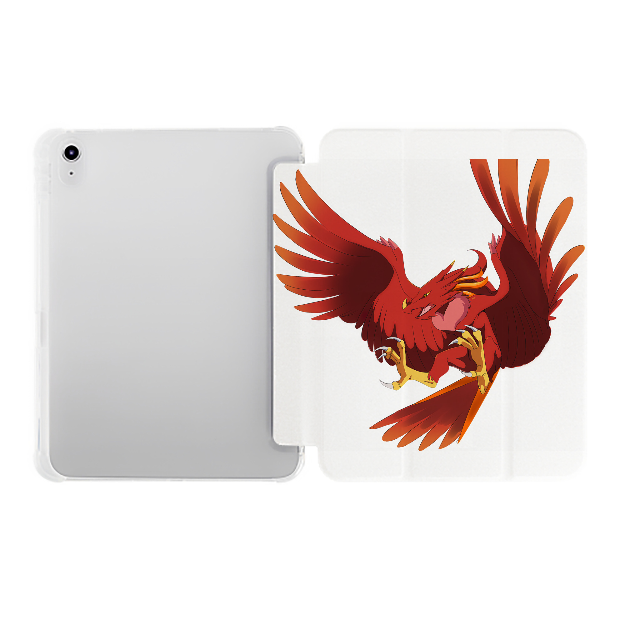 （画像用） Digimon デジタルモンスター/デジモン IPad ケース ペン収納付き 三つ折りスタンド PUレザー×シリコン 対応機種9.5/10.5/10.9インチ